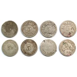 New Almaden. 4 pieces