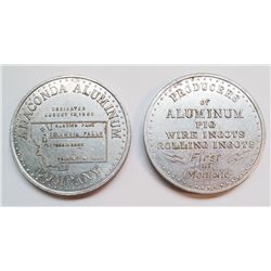 Anaconda Aluminum Company ingot coins
