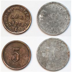 Arden Plaster Co. Tokens