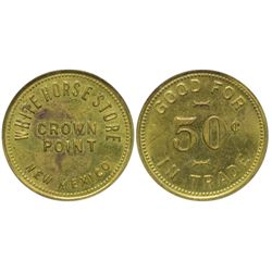Crown Point. White Horse Store Token