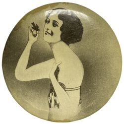 Real Photo Naughty Nellie Pocket Mirror
