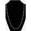 Image 2 : Natural Ruby 29.68CT in Silver SwivelLinkChain Necklace