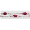 Image 3 : Natural Ruby 29.68CT in Silver SwivelLinkChain Necklace