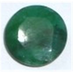 15.00 CARAT *HUGE* EMERALD ROUND CUT/FACETED & POLISHED PRECIOUS GEMSTONE!! GEMSTONE CAME OUT OF SAF