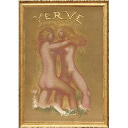 Aristide Maillol, Verve (cover) from Verve Vol. II Magazine No. 5/6, Lithograph