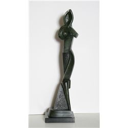 Alexander Archipenko, Geometric Statuette, Bronze Sculpture