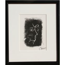 Georges Braque, Profil de Femme, Lithograph