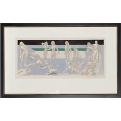 Jacques Villon, The Bathers, Lithograph