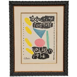 Pablo Picasso, Exposition Peinture, Vallauris 1956 (Czwiklitzer 95), Offset Lithograph