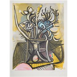 Pablo Picasso, Vase de Fleurs, 2-K, Lithograph