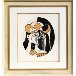 Pablo Picasso, Femme au Chapeau, Lithograph