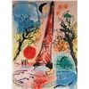Image 1 : Marc Chagall, Visions of Paris (from Chagall Lithographie II) (M. 287), Lithograph