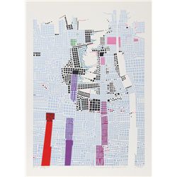 Risaburo Kimura, City 85, Serigraph