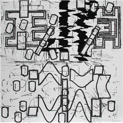 Barry Le Va, Untitled From 4 x 4 Portfolio, Serigraph