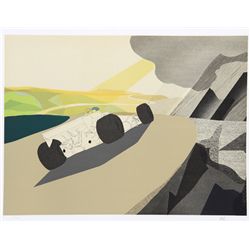 Raymond Loewy, Race Car, Lithograph