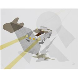 Raymond Loewy, Race Car, Lithograph
