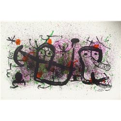 Joan Miro, Ma de Proverbis, Lithograph