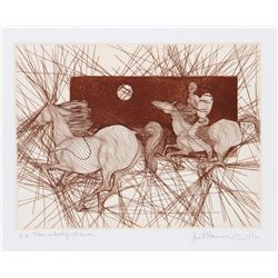 Guillaume Azoulay, The Winning Brave, Etching