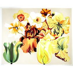 Lowell Blair Nesbitt, Island of Yellow Flowers, Serigraph