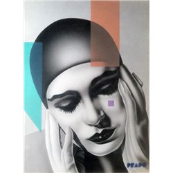 Hugo Prado, Harlequin, Mixed Media with Airbrush Painting