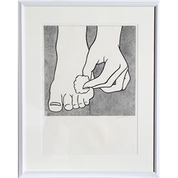 Roy Lichtenstein, Foot Medication (C. App. 3), Offset Lithograph