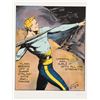 Image 1 : Alex Raymond, Taking Careful Aim, Lithograph
