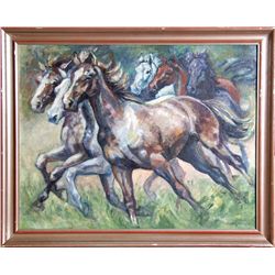 Ivana Jurna Lipska, Stado, Oil Painting