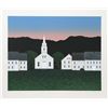 Image 1 : Theodore Jeremenko, Church at Sunset, Silkscreen