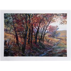 Michael Schofield, Forgotten Lane, Offset Lithograph