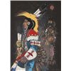 Image 1 : Kevin Red Star, Crow Dancers at Midnight, Serigraph