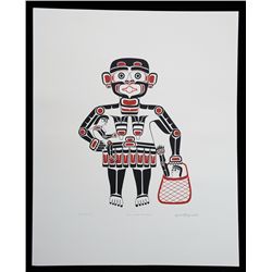 Six Henry Hunt Serigraph "Cannibal Woman" '79 - 457/600, 459/600, 460/600, 461/600, 184/600 and 189/