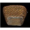 Image 2 : Fully Imbricated 19TH C. Chilcotin Burden Basket with Geometric Diamond Design and Willow Strip 18"