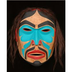 Kwag-uilth Shaman Mask by Jay Brabant   18" H. 14 3/4" W.  Very Good Condition