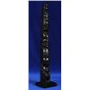 Image 1 : Haida Argillite Totem Attributed to Paul Jones ca. 1900 with Eagle Holding Halibut, Dogfish and Griz