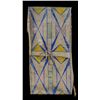 Image 1 : Plains Parfleche Envelope with Painted Geometric Design 24 1/2" H. 12" W.  Good Condition