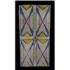 Image 1 : Plains Parfleche Envelope with Painted Geometric Design 24 1/2" H. 12" W.  Good Condition