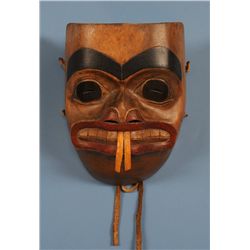 Northwest Coast Beaver Mask Bought From Doug Cramner 9 1/4" H. 6 1/2" W.  Good Condition