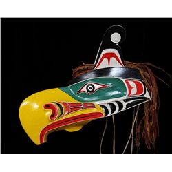 Kwakwaka'wakw Thunderbird Dance Mask Carved by Charlie George ca. 1960's - Potlatch Revival Era - Ha