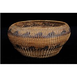 Southwest Basket ca. 1910  9" D. 4 1/4" H.  Good Condition with Minor Rim Loss