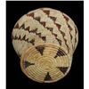 Image 2 : Papago Basketry Olla with Stepped Triangle Motif ca. 1920's 17" D. 17" H.  Good Condition with Some