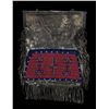 Image 1 : Plains Beaded Bag ca. 1890 with Geometric, Floral and Rolling Log Design 13" H. 10 1/2" W.  Good Con