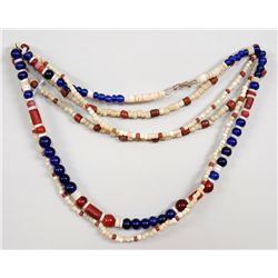 Three Strands of 19TH C. Trade Beads