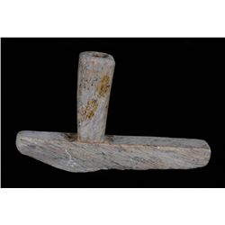 Stone Pipe 8 1/4" L. 5 1/4" H.