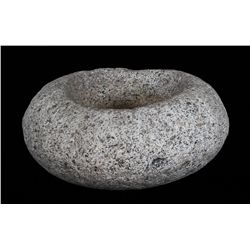 Northwest Coast Stone Bowl 9" W. 4 1/2" H.