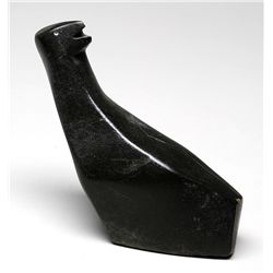 Bird Sculpture Attributed to Latcholassie - Cape Dorset 7 1/4" H. 4 1/2" W.  Good Condition