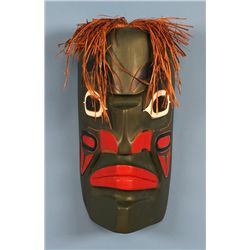 Tom Williams Human Earth Mask 15" H. 7 1/2" W.   Good Condition
