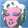 Image 1 : Andy Warhol (efter), "Marilyn Monroe", färgserigrafi, Ed Sunday B Morning, blå stämpel, 91*91 cm....