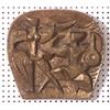 Image 1 : Bronsrelief, design Stig Blomberg, signerad: S Blomberg H Bergman 35, höjd 22 cm....