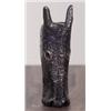 Image 1 : Pan i brons, signerad Henrik Allert, höjd 15 cm. D...