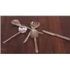 Image 1 : Bestick, 36 delar, stämplat: Georg Jensen stainless Bo Bonfils, omfattar: 8 knivar, 7 skedar, 6 g...